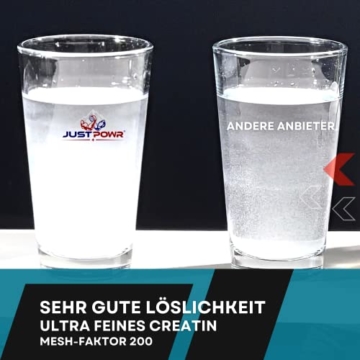 100% Creatin Monohydrat 300g, Laborgeprüftes hochdosiertes Kreatin Monohydrat | Ultrafeines Premium Pulver - Mesh 200| Kraftraining Supplements, pre Workout Booster - 4