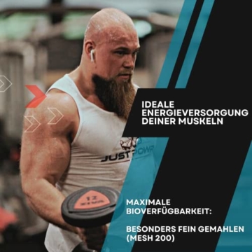 100% Creatin Monohydrat 300g, Laborgeprüftes hochdosiertes Kreatin Monohydrat | Ultrafeines Premium Pulver - Mesh 200| Kraftraining Supplements, pre Workout Booster - 8