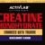 Activlab Creatine Monohydrate,300g,50 Portionen, Geschmack Schwarze Johannisbeere, Taurin, Kreatin Monohydrat, Kraft, Ausdauer, Pulver, Bodybuilder und Sportler,3xLabor getestet, nklusive Messbecher - 8