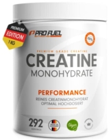 Creatin Monohydrat Pulver 1kg / 1000g reines Kreatin Monohydrat in mikronisierter Qualität - Creatine-Monohydrate optimal hochdosiert - Creatin-Pulver ohne Zusätze, 100% vegan, Vorrat für 292 Tage - 1
