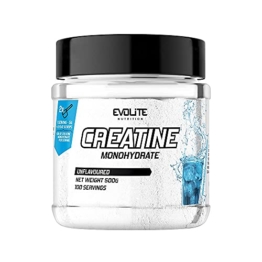 Evolite Nutrition Creatin Monohydrat 500 g - Flavour Kreatin Pulver - Creatine Monohydrate Pulver wie Pre Workout Booster - Kreatin Monohydrat - Geschmackspulver ohne Kalorien mit Taurin - 1