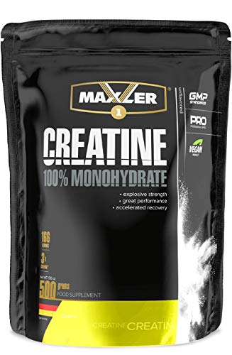 MAXLER 100% Creatine Monohydrate, 500g, Geschmacksneutral, Vegan, Kreatin Monohydrat, Creatin Pulver - 1