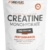 Creatin Pulver 1kg / 1000 g reines Creatin Monohydrat Pulver in mikronisierter Qualität - Kreatin Monohydrat optimal hochdosiert - Creatin-Pulver ohne Zusätze, 100% vegan, Vorrat für 292 Tage - 1
